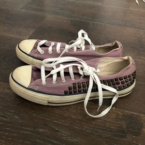 RARE Light Purple Studded Converse size 10